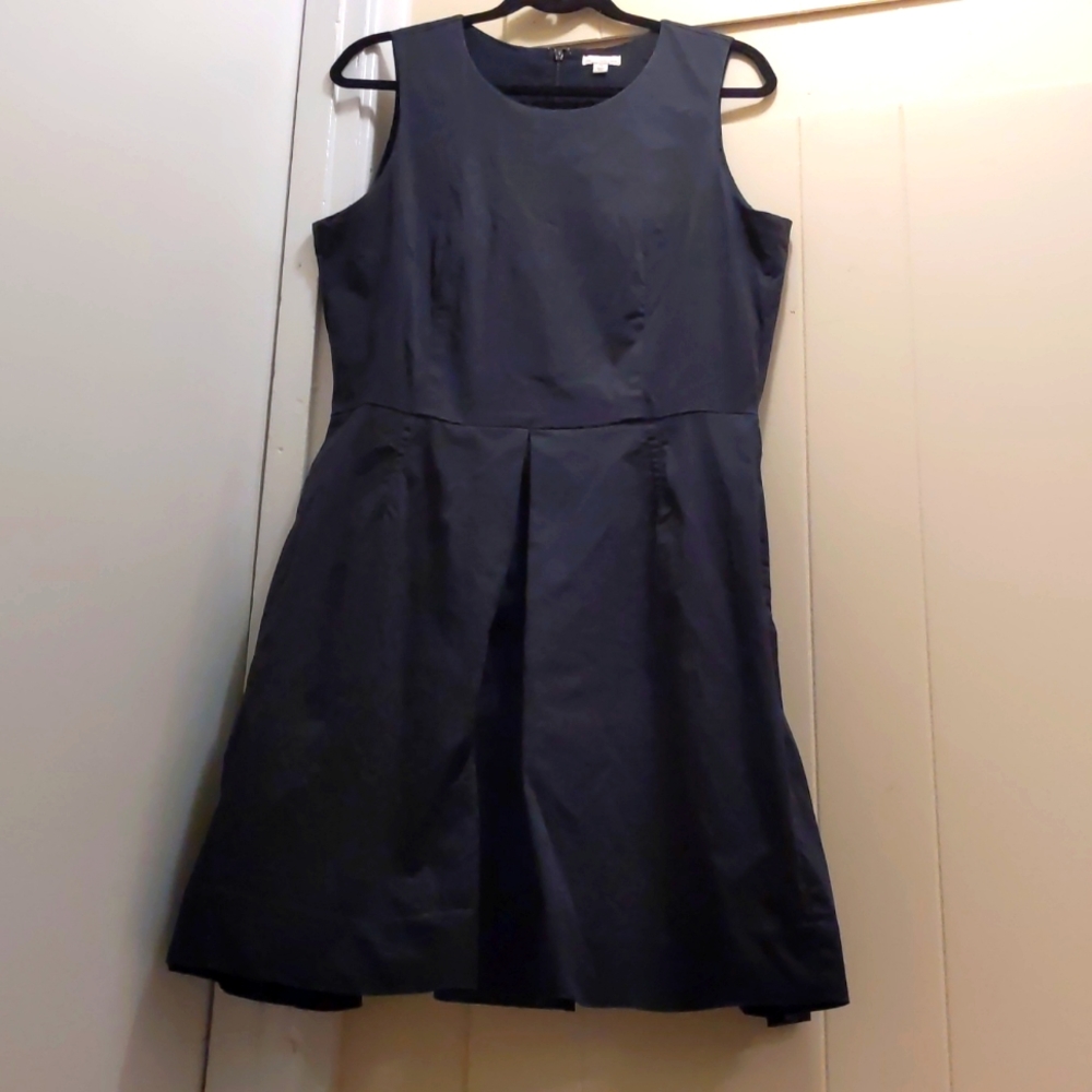Black Pleated Gap Dress